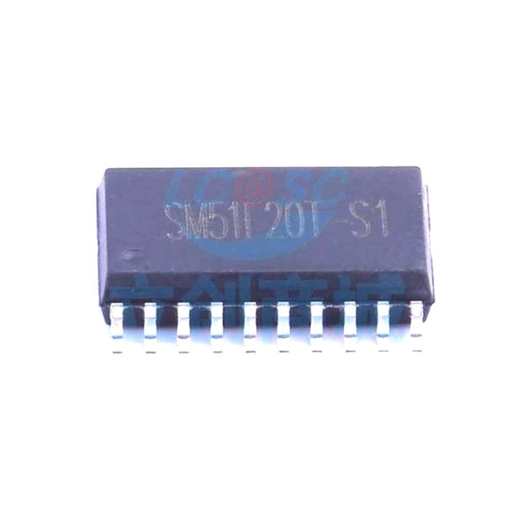 1 Pcs Microcontroller (MCU/MPU/SOC) SM51F20TS1 SOP-20_300mil SM51F20TS1