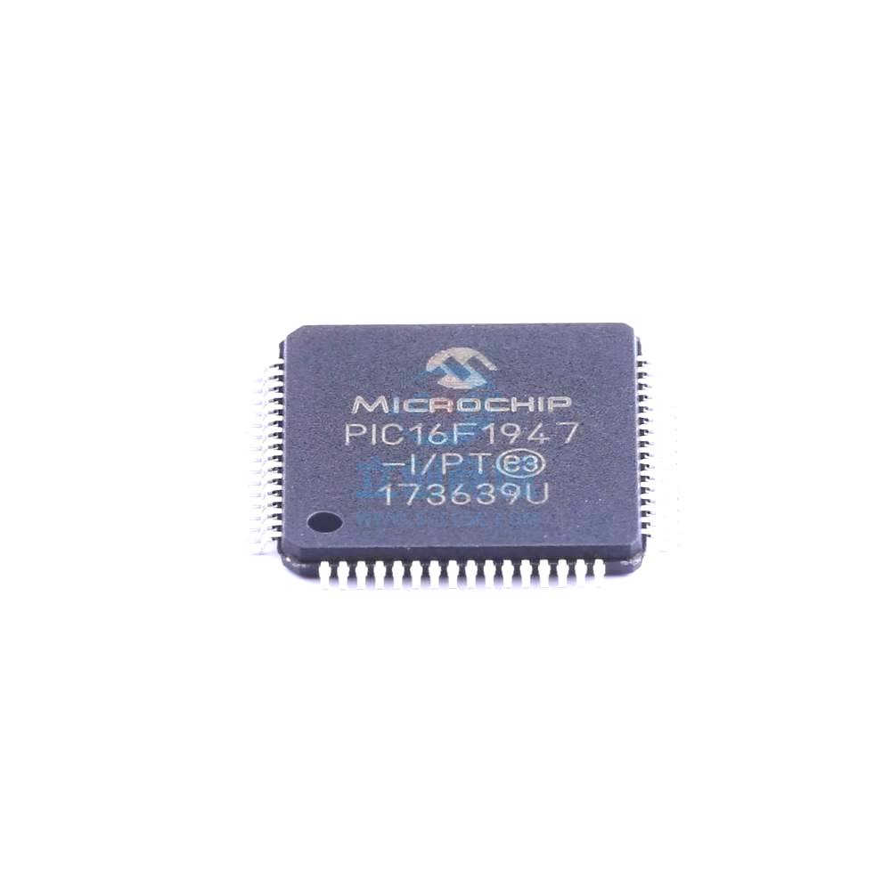 1 Pcs PIC16F1947-I/PT TQFP-64 8-Bit 32MHz 28KB (16K x 14) PIC16F1947-I/PT