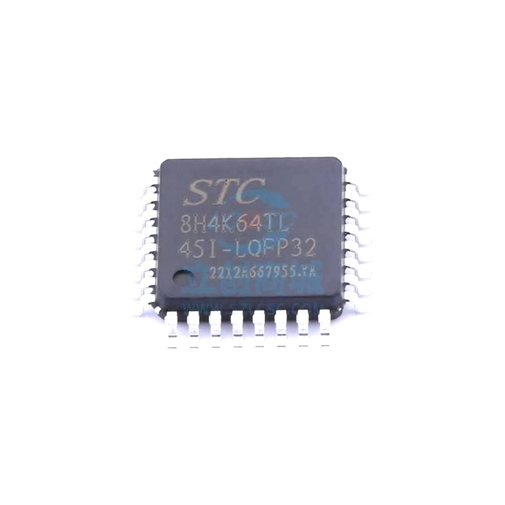 1 Pcs Microcontroller (MCU/MPU/SOC) STC8H4K64TL-45I-LQFP32 LQFP-32 9x9 STC8H4K64TL-45I-LQFP32