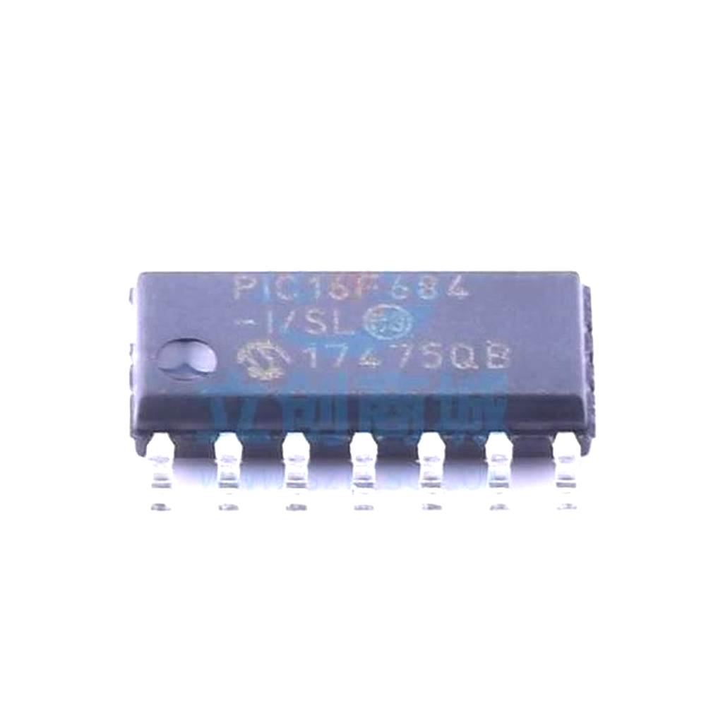 1 Pcs PIC16F684-I/SL SOIC-14_150mil 8-Bit 20MHz 3.5KB (2K x 14) PIC16F684-I/SL