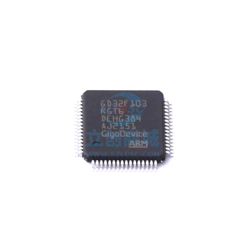 1 Pcs Microcontroller (MCU/MPU/SOC) GD32F103RGT6 LQFP-64_10x10x05P GD32F103RGT6