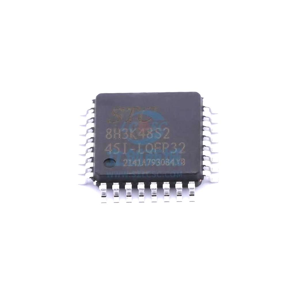 1 Pcs Microcontroller (MCU/MPU/SOC) STC8H3K48S2-45I-LQFP32 LQFP32 STC8H3K48S2-45I-LQFP32