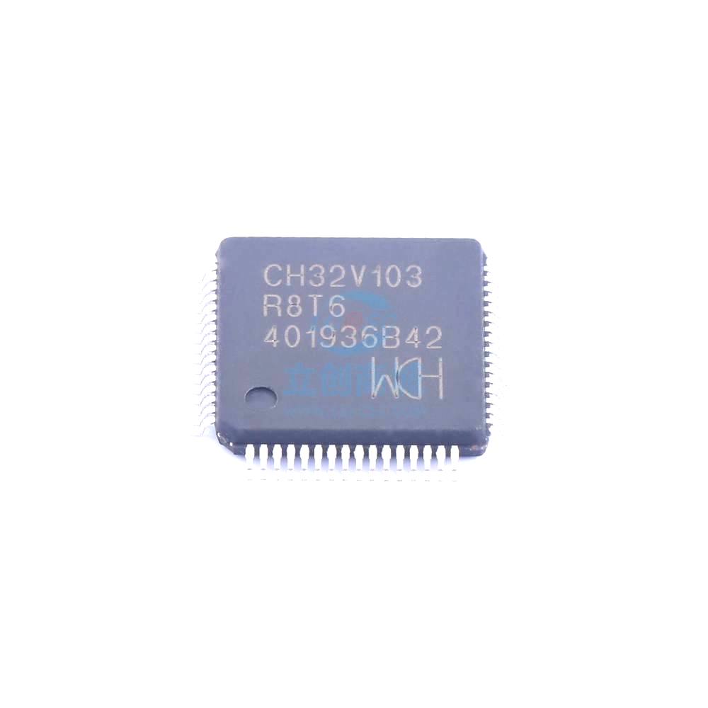 1 Pcs Microcontroller (MCU/MPU/SOC) CH32V103R8T6 LQFP-64M CH32V103R8T6