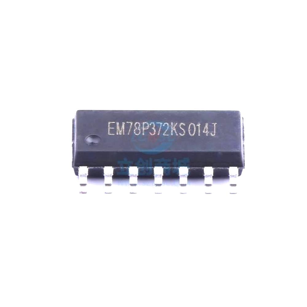 1 Pcs Microcontroller (MCU/MPU/SOC) EM78P372KSO14J SOP-14 EM78P372KSO14J
