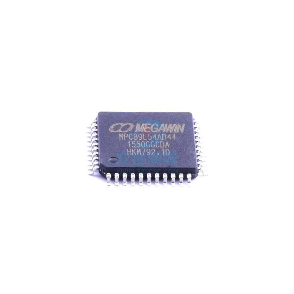 1 Pcs Microcontroller (MCU/MPU/SOC) MPC89L54AD44 LQFP-44_10x10x08P MPC89L54AD44