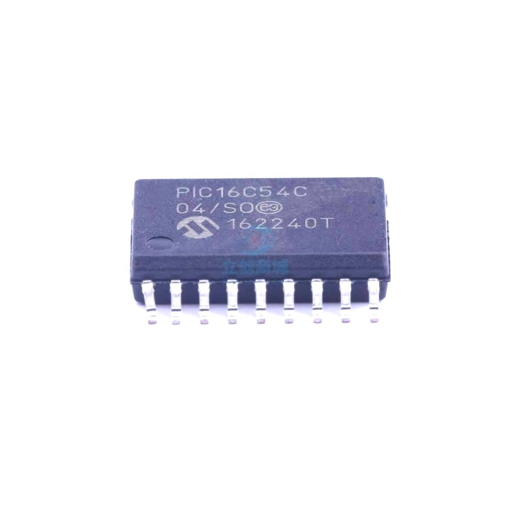 1 Pcs PIC16C54C-04/SO SOIC-18_300mil 8-Bit 4MHz 768Bytes (512 x 12) PIC16C54C-04/SO