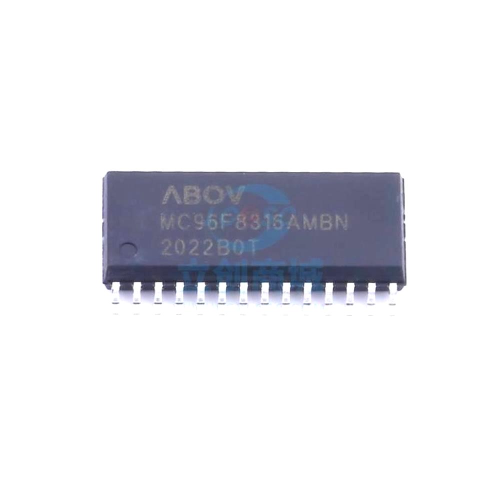 1 Pcs Microcontroller (MCU/MPU/SOC) MC96F8316AMBN SOP-28 MC96F8316AMBN