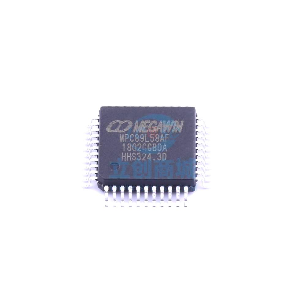 1 Pcs Microcontroller (MCU/MPU/SOC) MPC89L58AF PQFP-44 MPC89L58AF