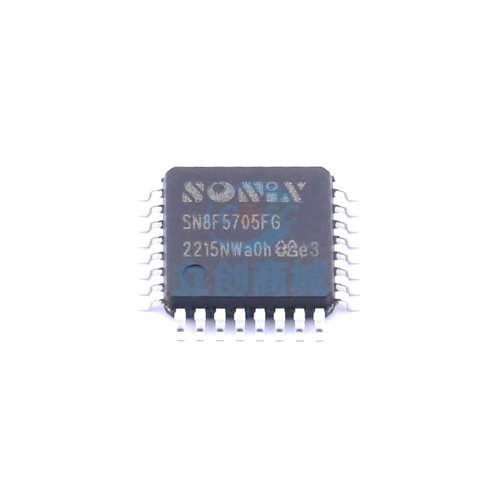 1 Pcs Microcontroller (MCU/MPU/SOC) SN8F5705FG LQFP-32 SN8F5705FG