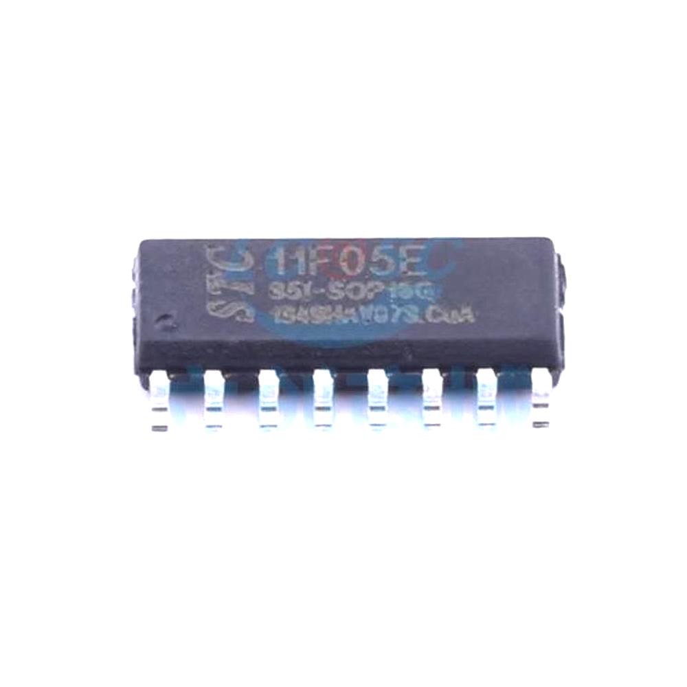 1 Pcs Microcontroller (MCU/MPU/SOC) STC11F05E-35I-SOP16 SOIC-16_150mil STC11F05E-35I-SOP16
