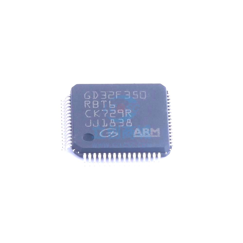 1 Pcs Microcontroller (MCU/MPU/SOC) GD32F350RBT6 LQFP-64 GD32F350RBT6