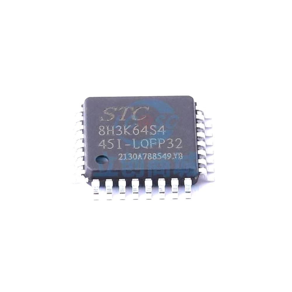 1 Pcs Microcontroller (MCU/MPU/SOC) STC8H3K64S4-45I-LQFP32 LQFP-32 STC8H3K64S4-45I-LQFP32