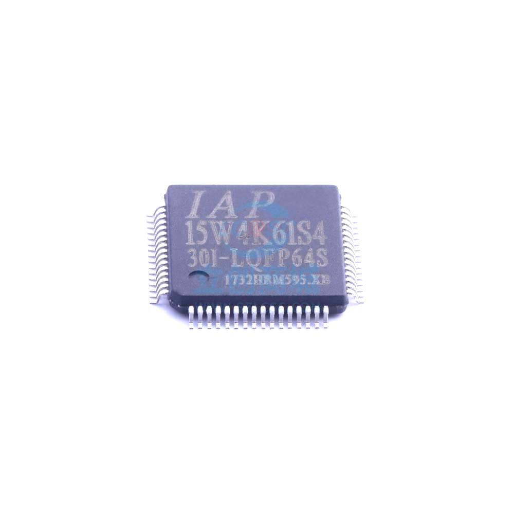 1 Pcs Microcontroller (MCU/MPU/SOC) IAP15W4K61S4-30I-LQFP64S LQFP-64S IAP15W4K61S4-30I-LQFP64S