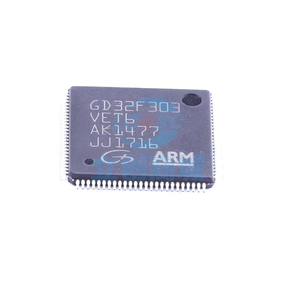 1 Pcs Microcontroller (MCU/MPU/SOC) GD32F303VET6 LQFP-100_14x14x05P GD32F303VET6