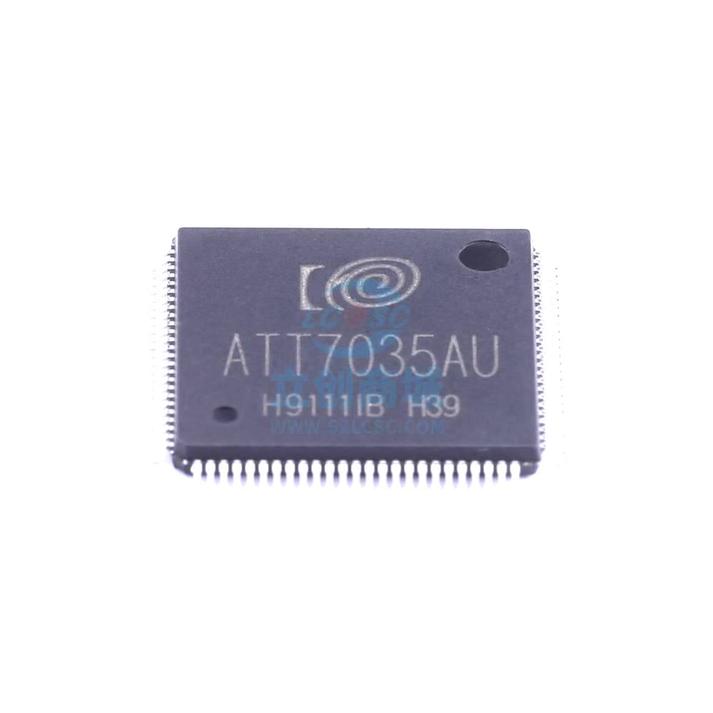 1 Pcs Microcontroller (MCU/MPU/SOC) ATT7035AU LQFP-100_14x14x05P ATT7035AU