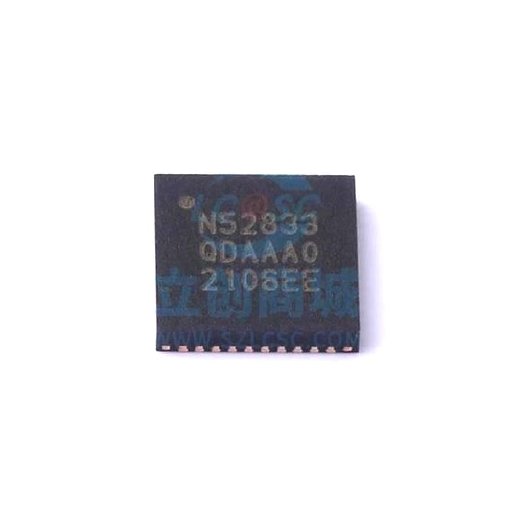 1 Pcs Microcontroller (MCU/MPU/SOC) nRF52833-QDAA-R QFN-40 nRF52833-QDAA-R