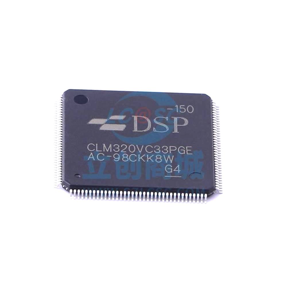 1 Pcs Microcontroller (MCU/MPU/SOC) CLM320VC33PGE150 LQFP-144 CLM320VC33PGE150