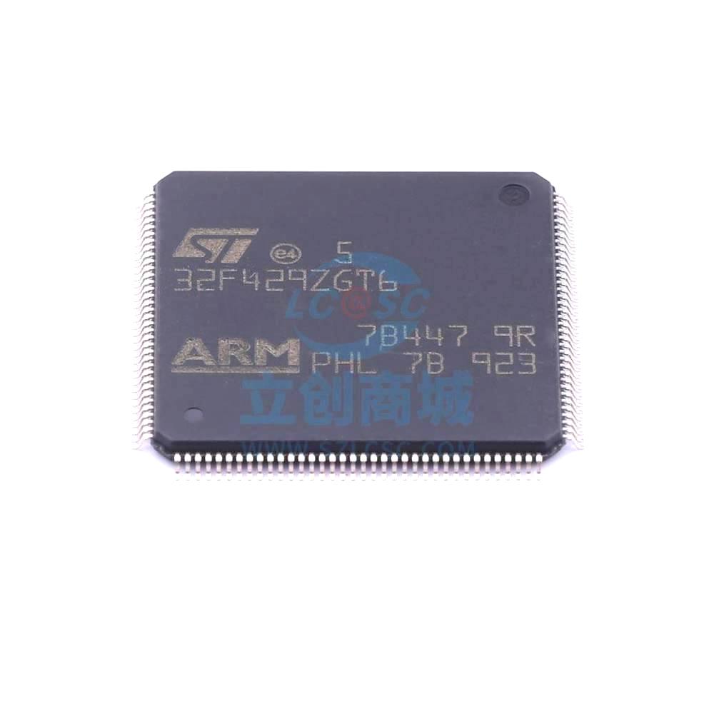 1 Pcs STM32F429ZGT6 LQFP-144_20x20x05P 32-Bit 180MHz 1MB STM32F429ZGT6