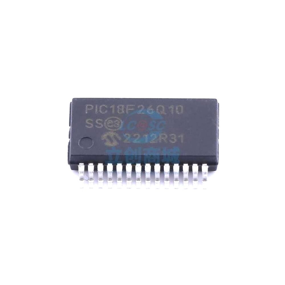 1 Pcs Microcontroller (MCU/MPU/SOC) PIC18F26Q10-I/SS SSOP-28 PIC18F26Q10-I/SS