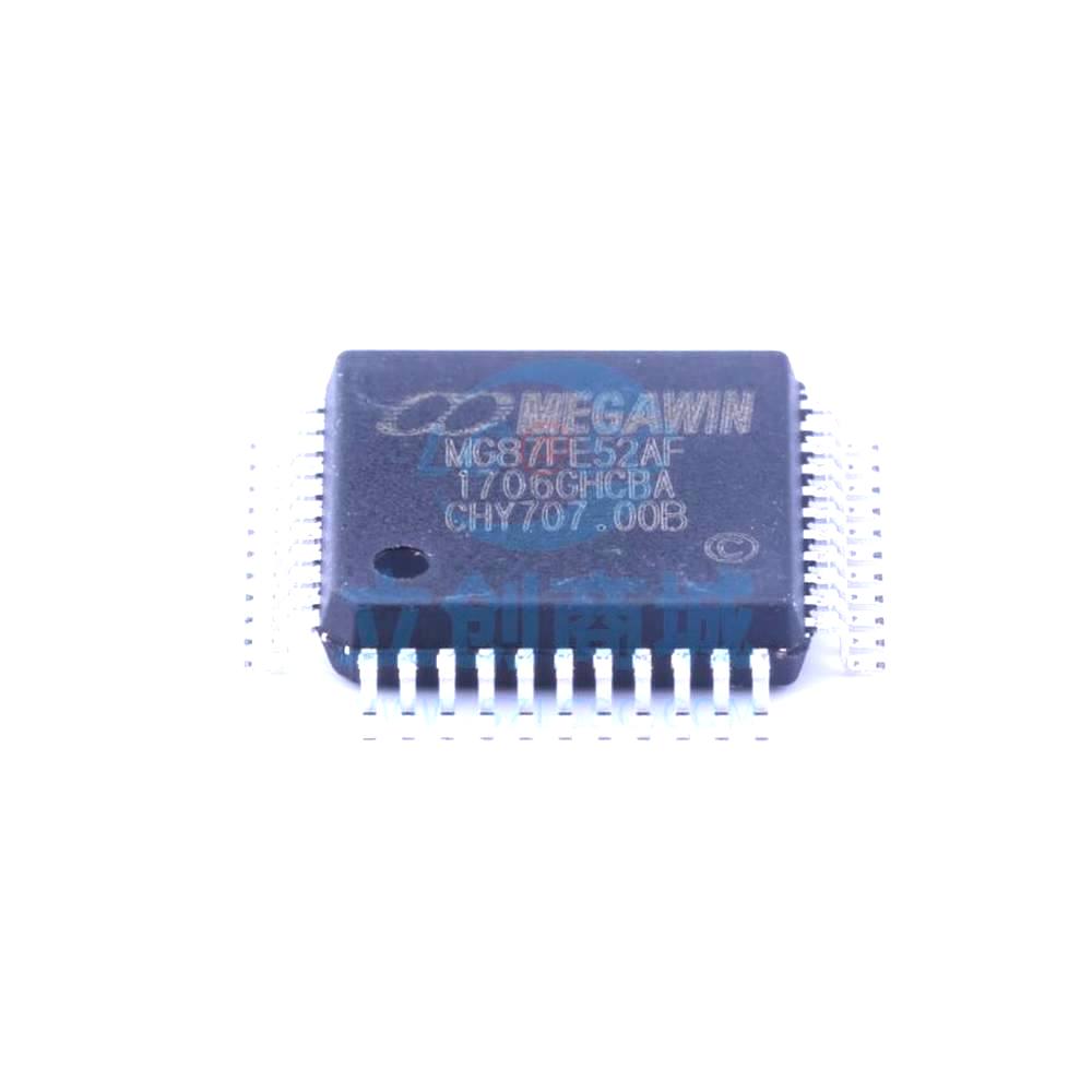 1 Pcs Microcontroller (MCU/MPU/SOC) MG87FE52AF PQFP-44 MG87FE52AF