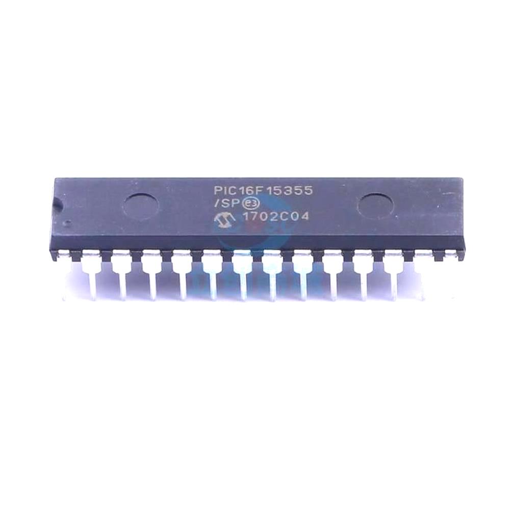 1 Pcs PIC16F15355-I/SP DIP-28 8-Bit 32MHz 14KB (8K x 14) PIC16F15355-I/SP