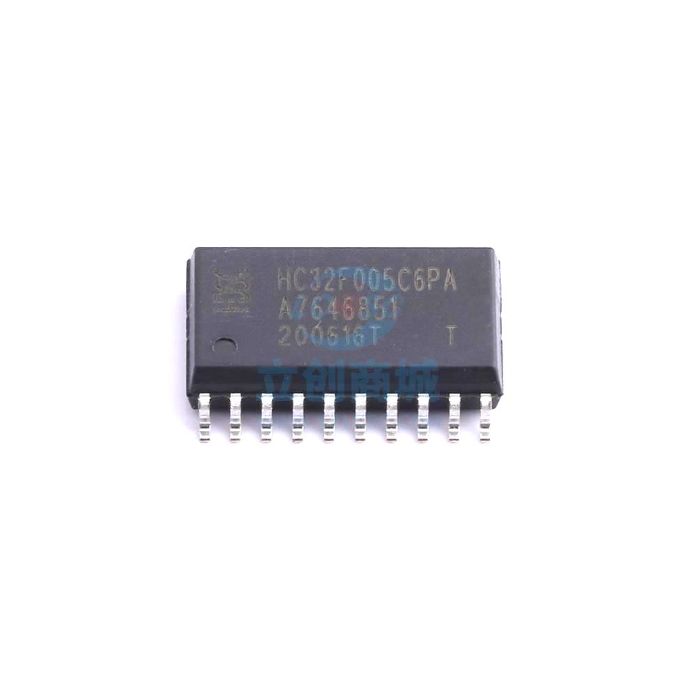 1 Pcs Microcontroller (MCU/MPU/SOC) HC32F005C6PA-SOP20 SOP-20 HC32F005C6PA-SOP20