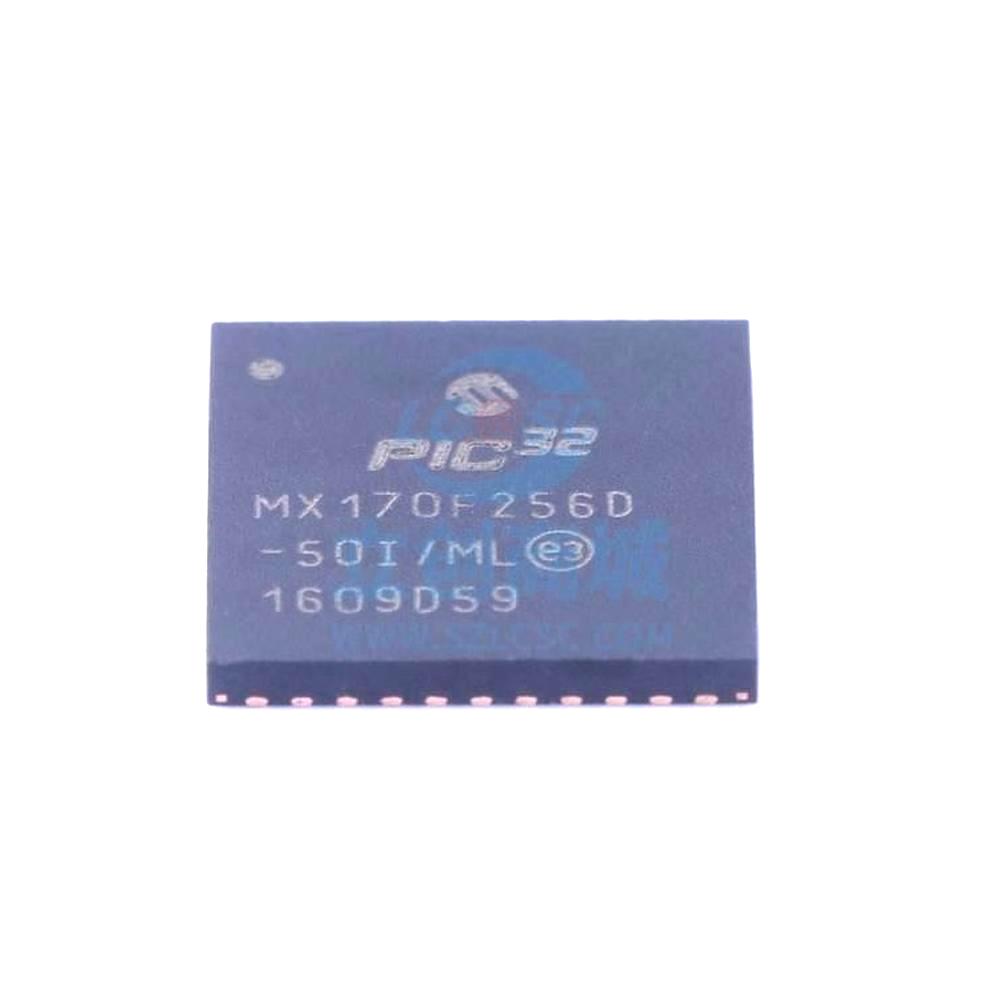 1 Pcs PIC32MX170F256D-50I/ML QFN-44 - PIC32MX170F256D-50I/ML