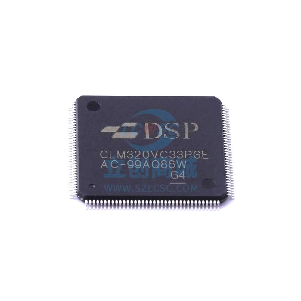 1 Pcs Microcontroller (MCU/MPU/SOC) CLM320VC33PGE120 LQFP-144 CLM320VC33PGE120
