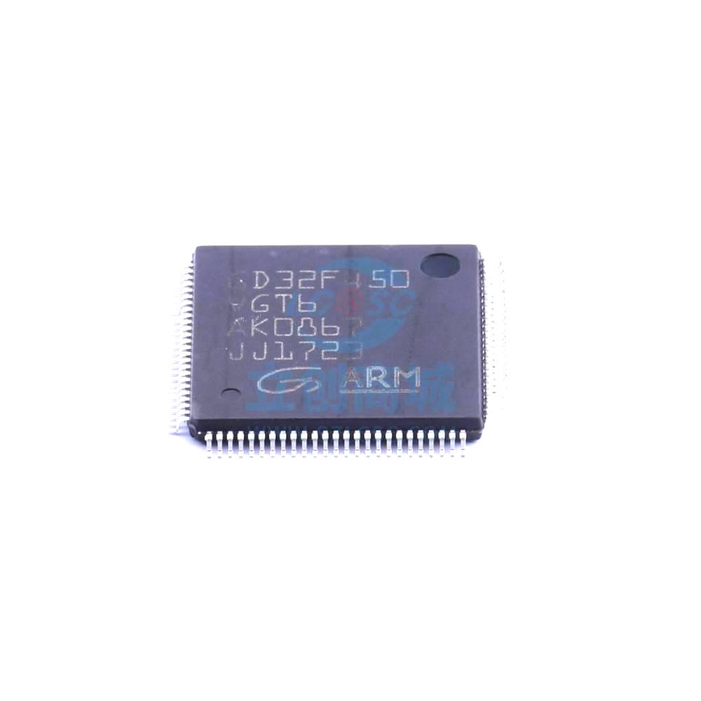 1 Pcs Microcontroller (MCU/MPU/SOC) GD32F450VGT6 LQFP-100_14x14x05P GD32F450VGT6