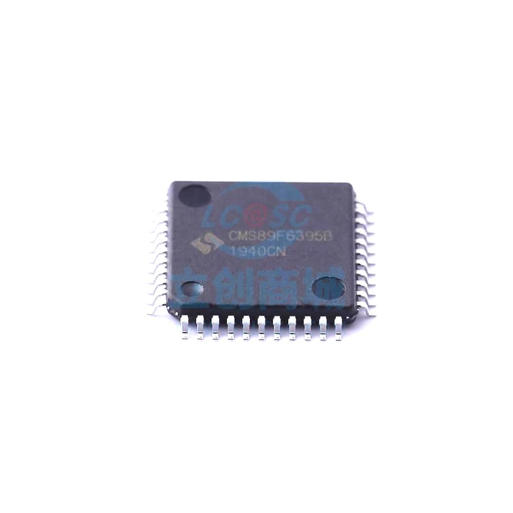 1 Pcs Microcontroller (MCU/MPU/SOC) CS10VCTouchMCU LQFP-44 CMS89F6395B