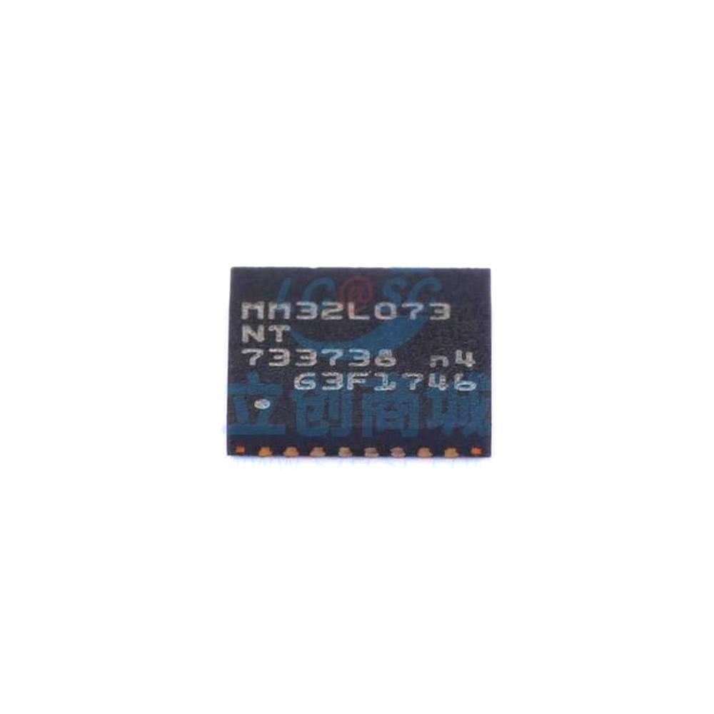1 Pcs Microcontroller (MCU/MPU/SOC) MM32L073NT QFN-32 MM32L073NT