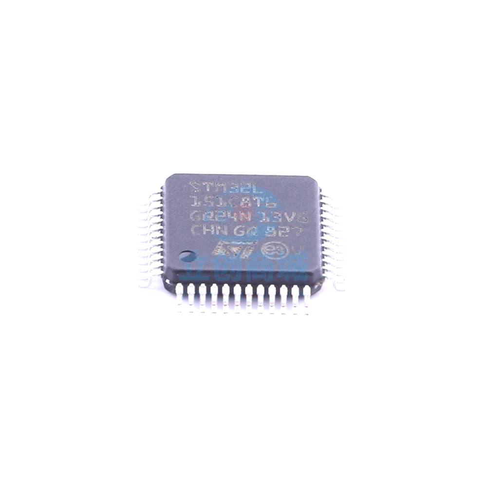 1 Pcs STM32L151C8T6 LQFP-48_7x7x05P 32-Bit 32MHz 64KB STM32L151C8T6