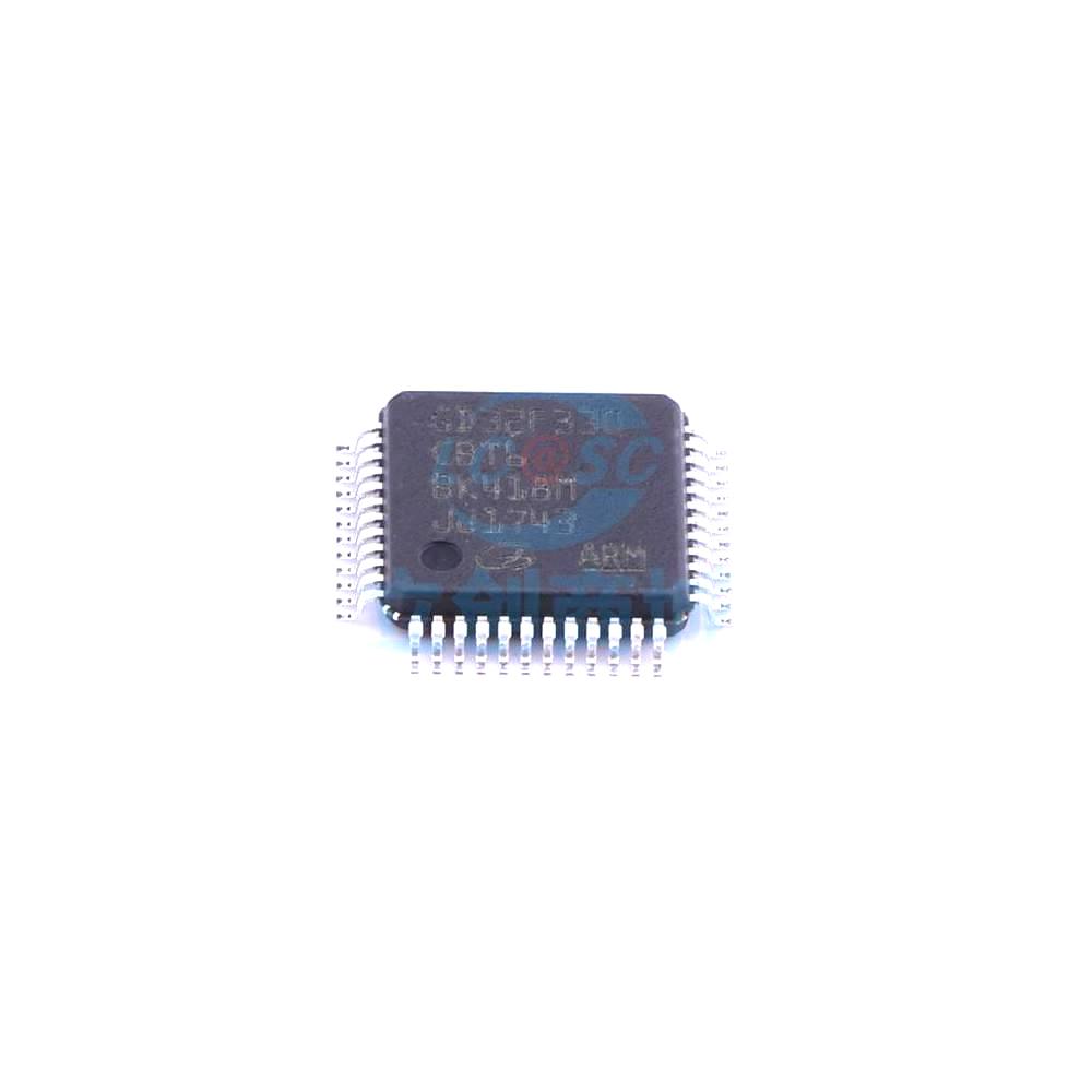 1 Pcs Microcontroller (MCU/MPU/SOC) GD32F330CBT6 LQFP-48_7x7x05P GD32F330CBT6