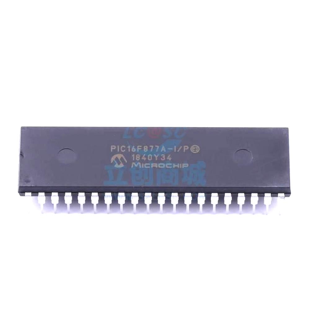 1 Pcs PIC16F877A-I/P DIP-40 8-Bit 20MHz 14KB (8K x 14) PIC16F877A-I/P