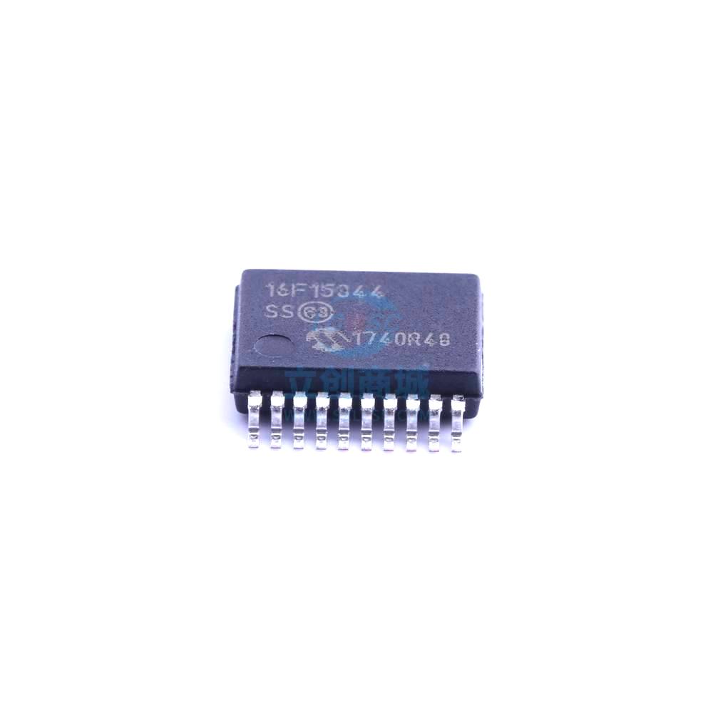 1 Pcs PIC16F15344T-I/SS SSOP-20_208mil 8-Bit 32MHz 7KB (4K x 14) PIC16F15344T-I/SS