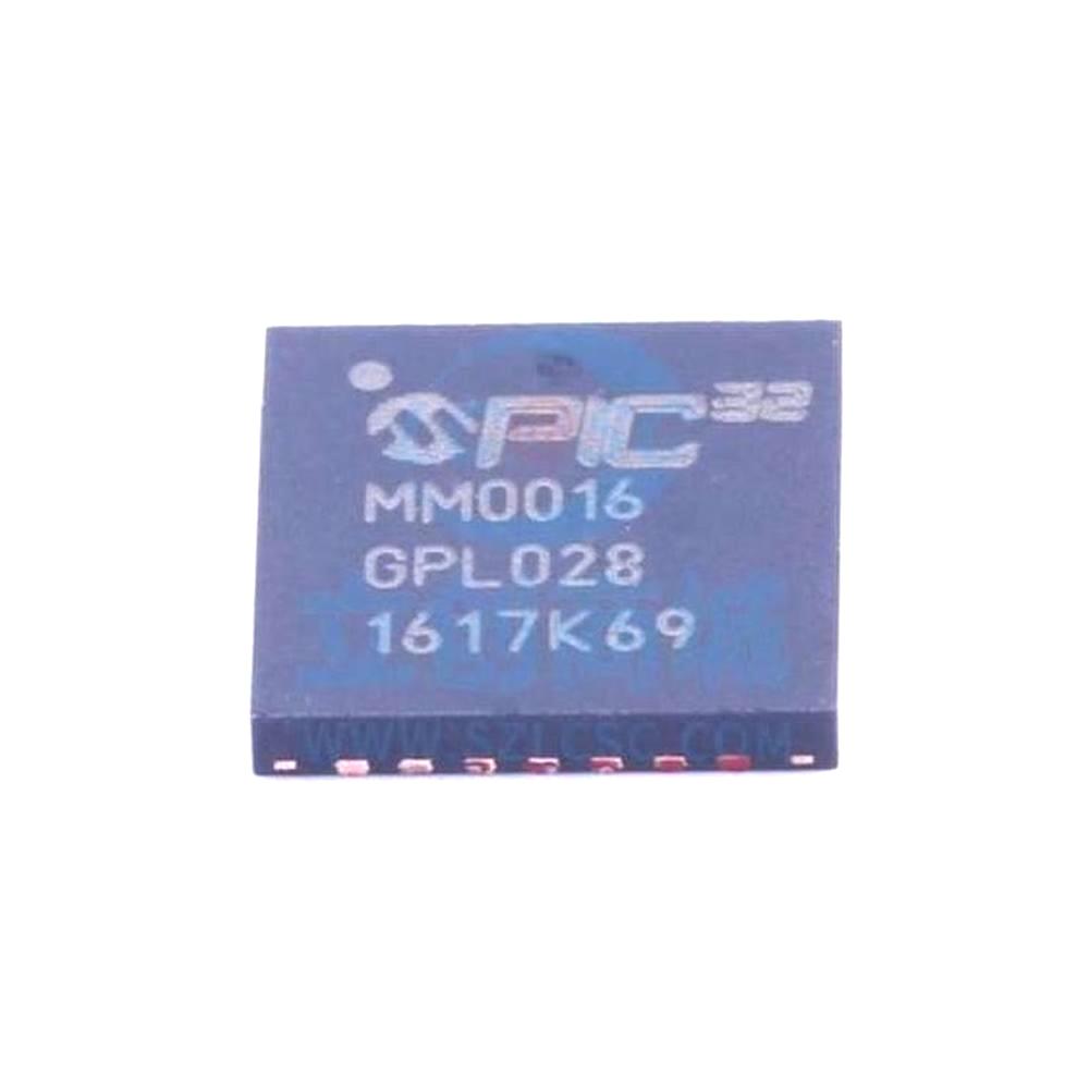 1 Pcs PIC32MM0016GPL028-I/ML QFN-28_6x6x065P 32-Bit 25MHz 16KB (8K x 16) PIC32MM0016GPL028-I/ML
