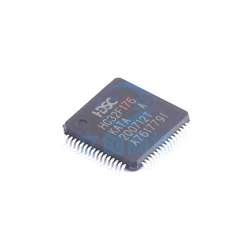 1 Pcs Microcontroller (MCU/MPU/SOC) HC32F176KATA-LQFP64 LQFP-64(10x10) HC32F176KATA-LQFP64