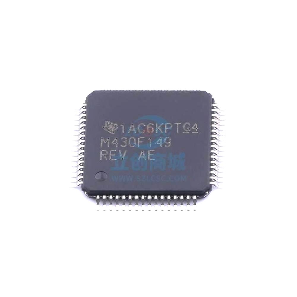 1 Pcs Microcontroller (MCU/MPU/SOC) MSP430F149IPAG TQFP-64(10x10) MSP430F149IPAG