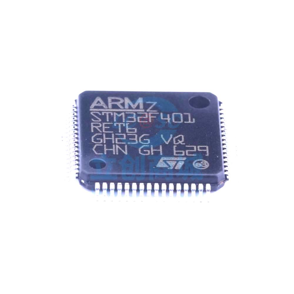 1 Pcs STM32F401RET6 LQFP-64_10x10x05P 32-Bit 84MHz 512KB STM32F401RET6