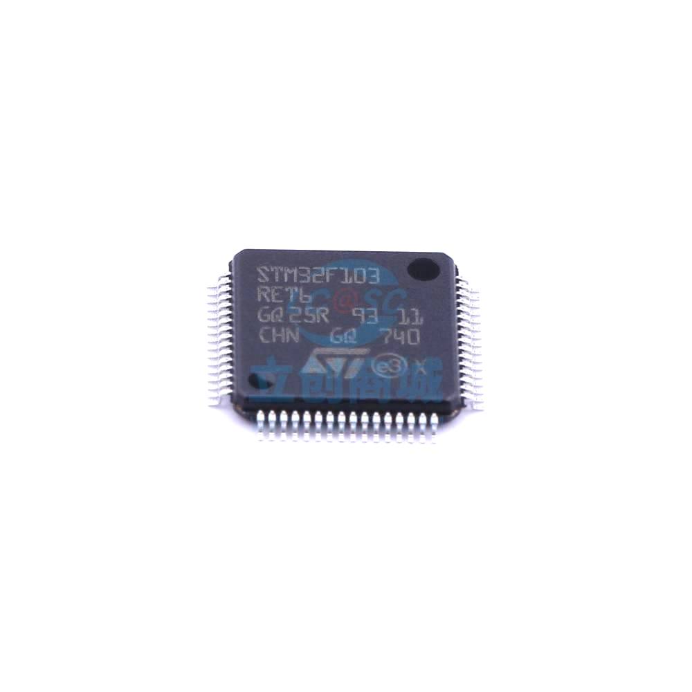 1 Pcs STM32F103RET6 LQFP-64_10x10x05P 32-Bit 72MHz 512KB STM32F103RET6