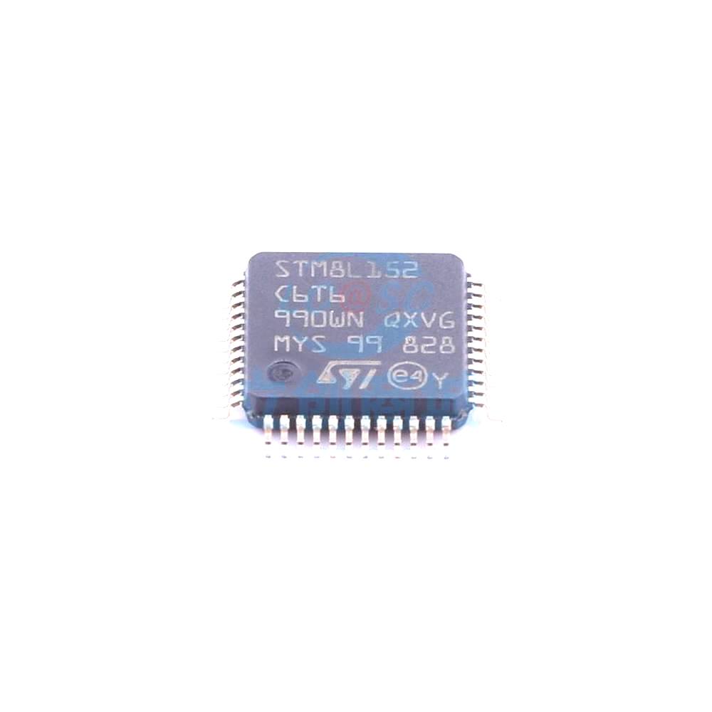 1 Pcs STM8L152C6T6 LQFP-48_7x7x05P 8-Bit 16MHz 32kB STM8L152C6T6