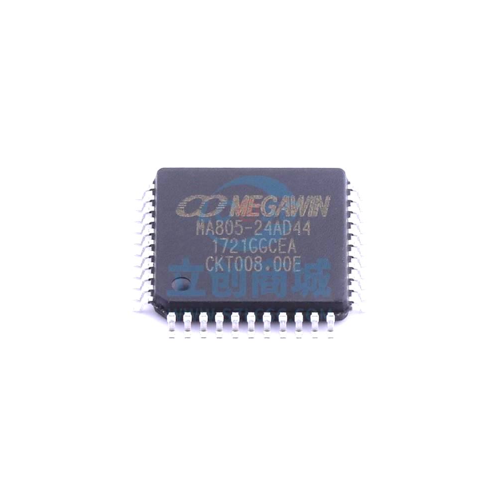1 Pcs Microcontroller (MCU/MPU/SOC) MA805-24AD44 LQFP-44_10x10x08P MA805-24AD44