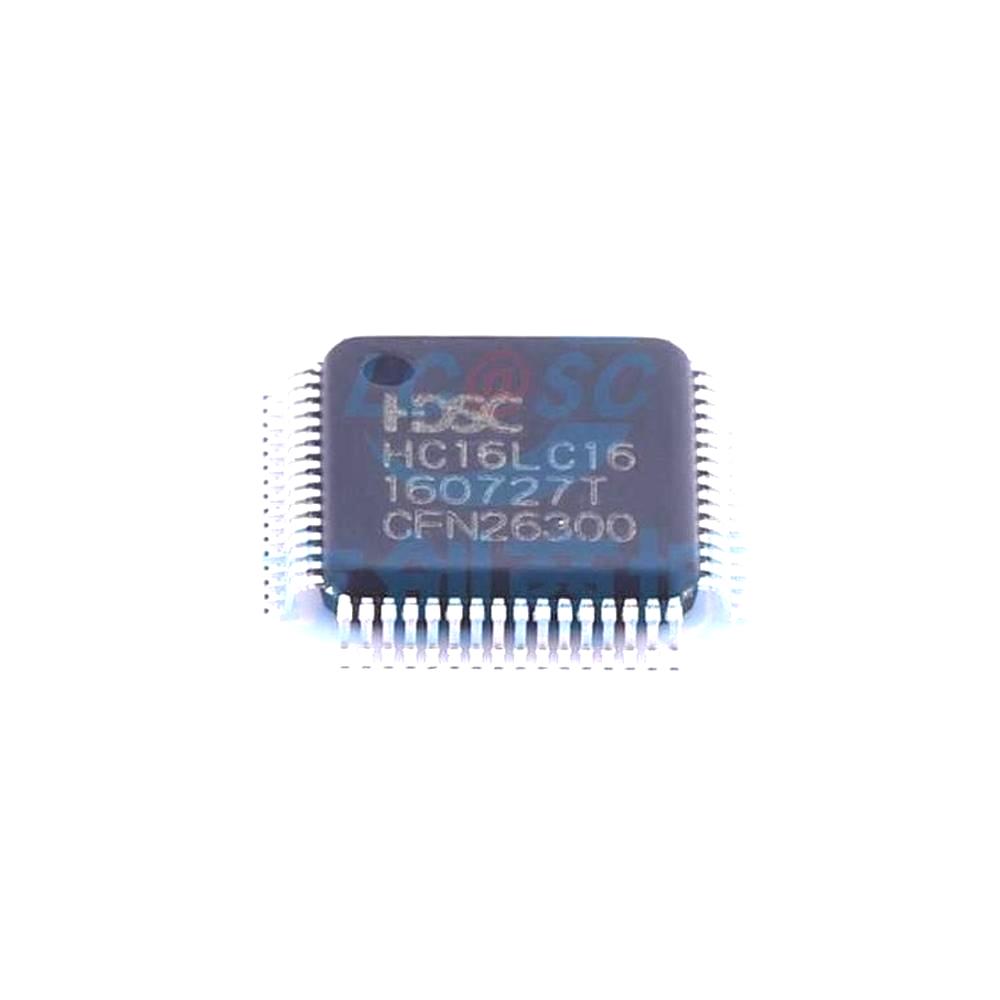 1 Pcs Microcontroller (MCU/MPU/SOC) HC16LC16K6TA-LQ64 LQFP-64 HC16LC16K6TA-LQ64