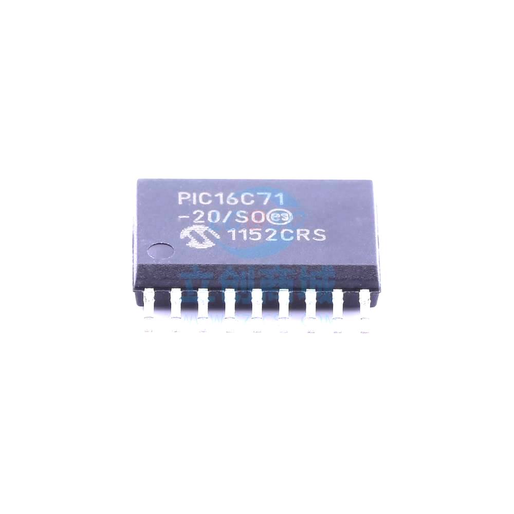 1 Pcs PIC16C71-20/SO SOIC-18_300mil - PIC16C71-20/SO