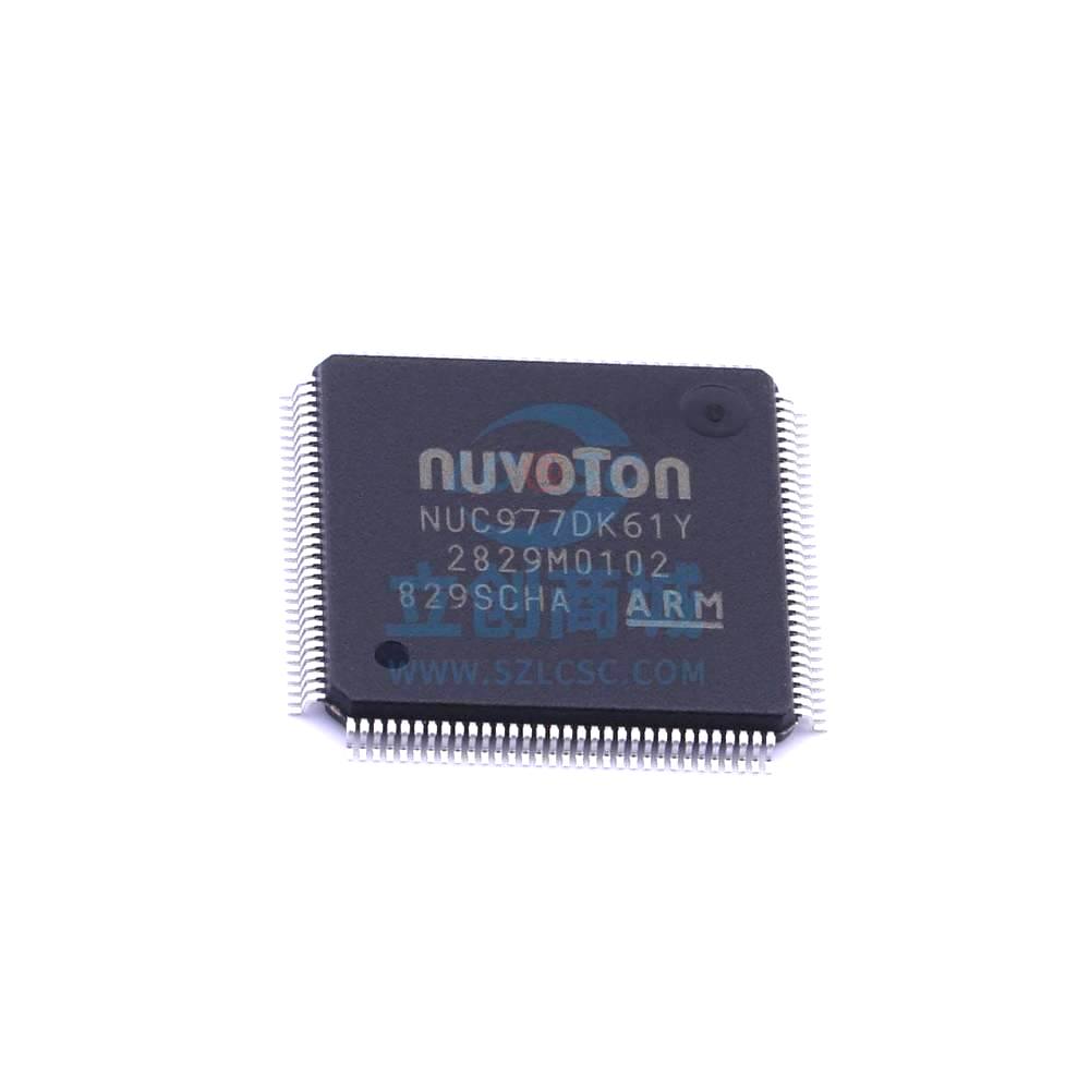 1 Pcs Microcontroller (MCU/MPU/SOC) NUC977DK61Y LQFP-128 NUC977DK61Y