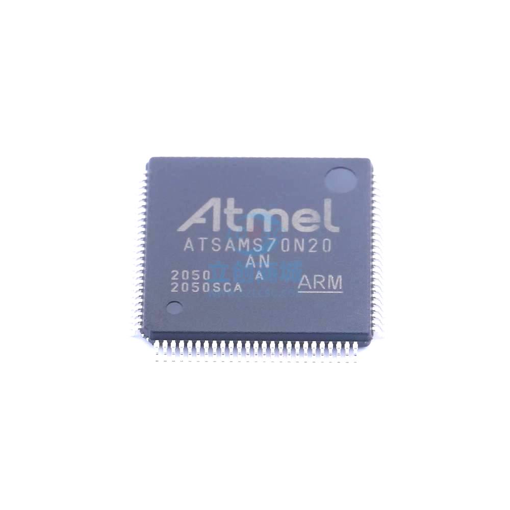1 Pcs Microcontroller (MCU/MPU/SOC) ATSAMS70N20A-AN LQFP-100 ATSAMS70N20A-AN