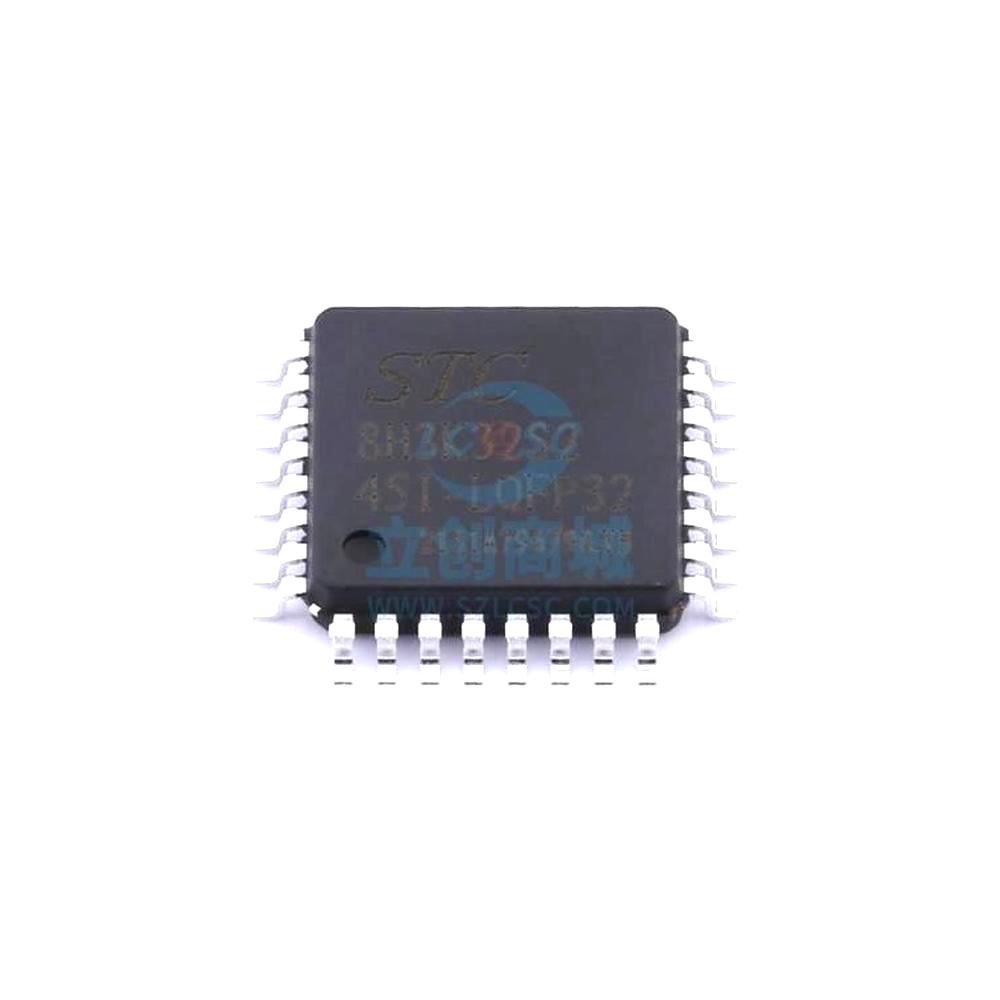 1 Pcs Microcontroller (MCU/MPU/SOC) STC8H3K32S2-45I-LQFP32 LQFP32 STC8H3K32S2-45I-LQFP32