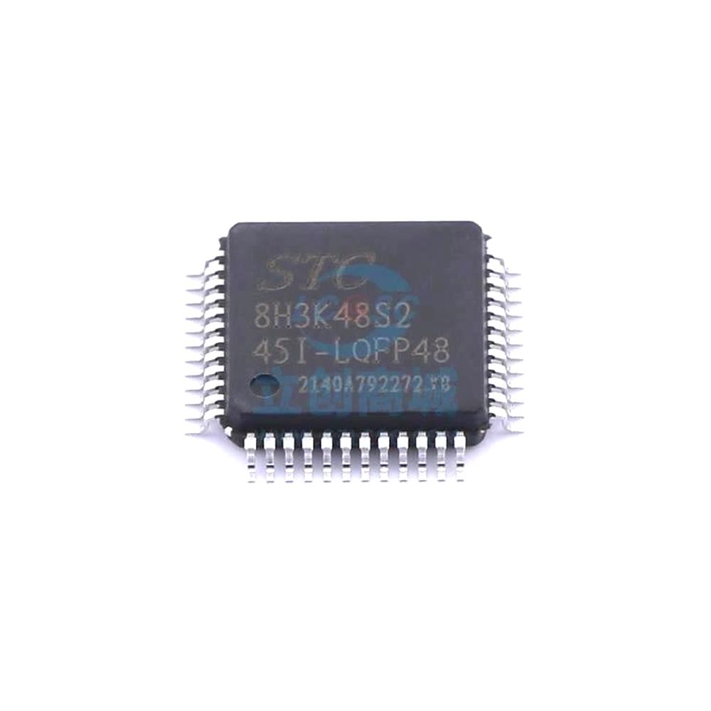 1 Pcs Microcontroller (MCU/MPU/SOC) STC8H3K48S2-45I-LQFP48 LQFP-48-L7.0-W7.0-P0.50-LS9.0-BL STC8H3K48S2-45I-LQFP48