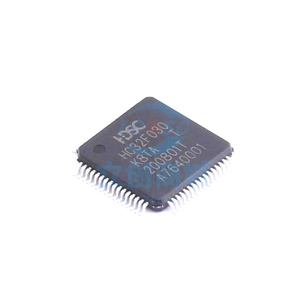 1 Pcs Microcontroller (MCU/MPU/SOC) HC32F030K8TA-LQFP64 LQFP-64 HC32F030K8TA-LQFP64