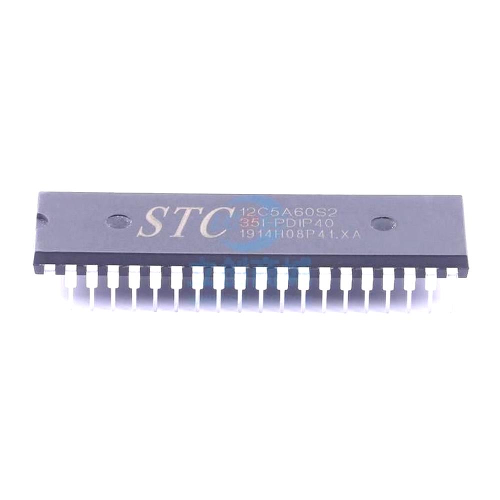 1 Pcs Microcontroller (MCU/MPU/SOC) STC12C5A60S2-35I-PDIP40 DIP-40 STC12C5A60S2-35I-PDIP40
